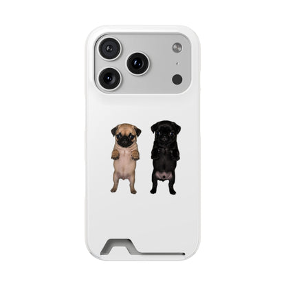 Pug Pair Card-Holder Phone Case