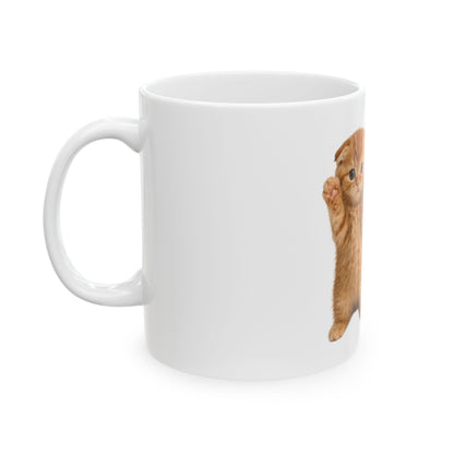 Cute Cat Kitten Pair Ceramic Mug