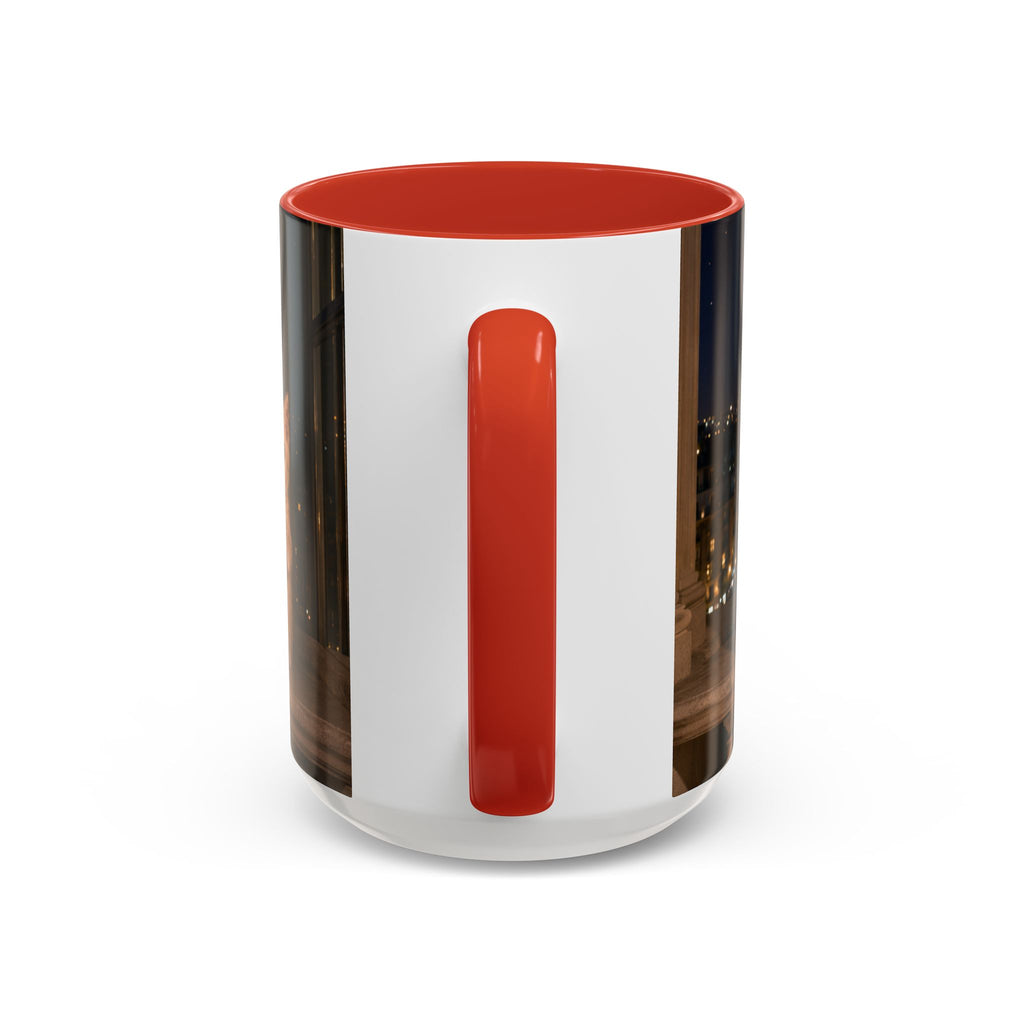 Paris Kittens Coffee Mug — Cute Cat Nightscape Accent Mug (11/15 oz)
