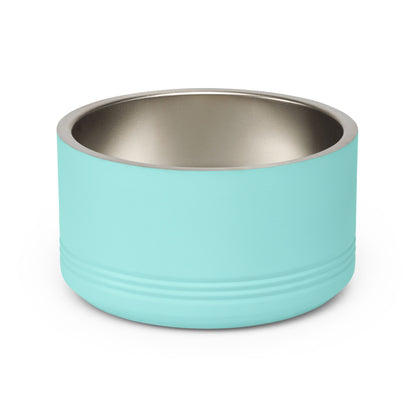 Cute Cat in Shower Cap Stainless Steel  Pet Bowl 18oz