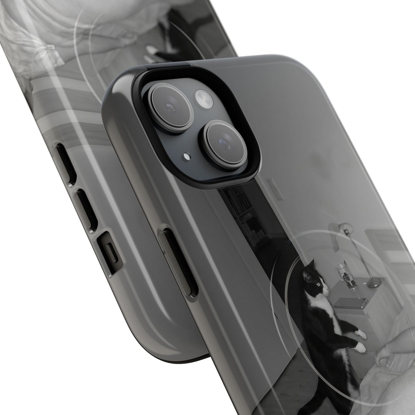 Phone Case “Why Is It Always at 2 AM?” Cat Photo Tough Magnetic Case