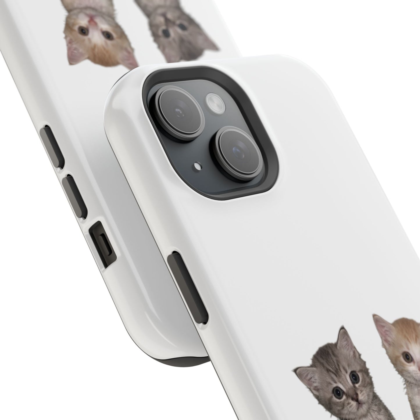 Duo Cute Kitten  Magnetic Impact-Resistant Phone Case