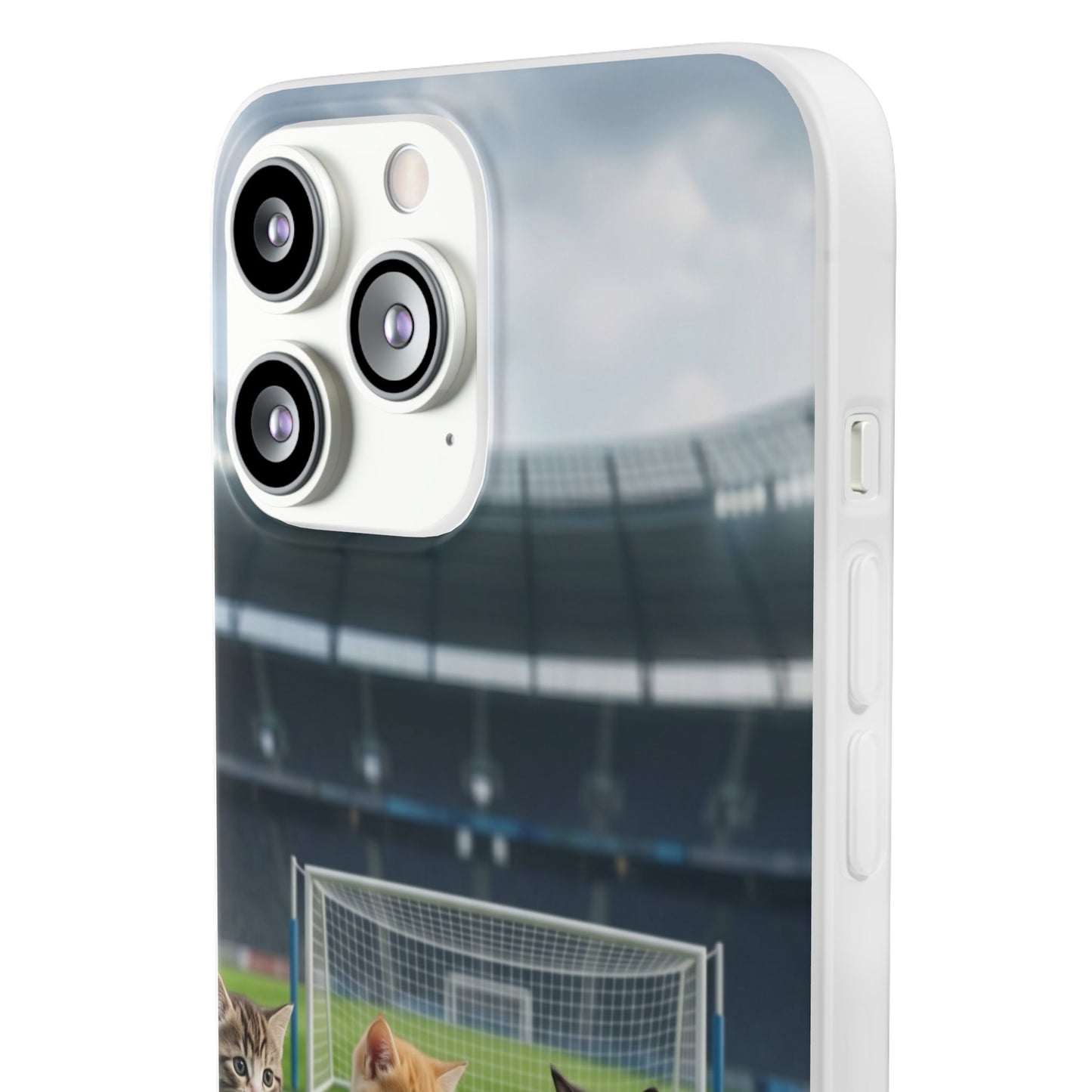 Cute Soccer Cats Phone Case — Kawaii Football Kit iPhone Cover