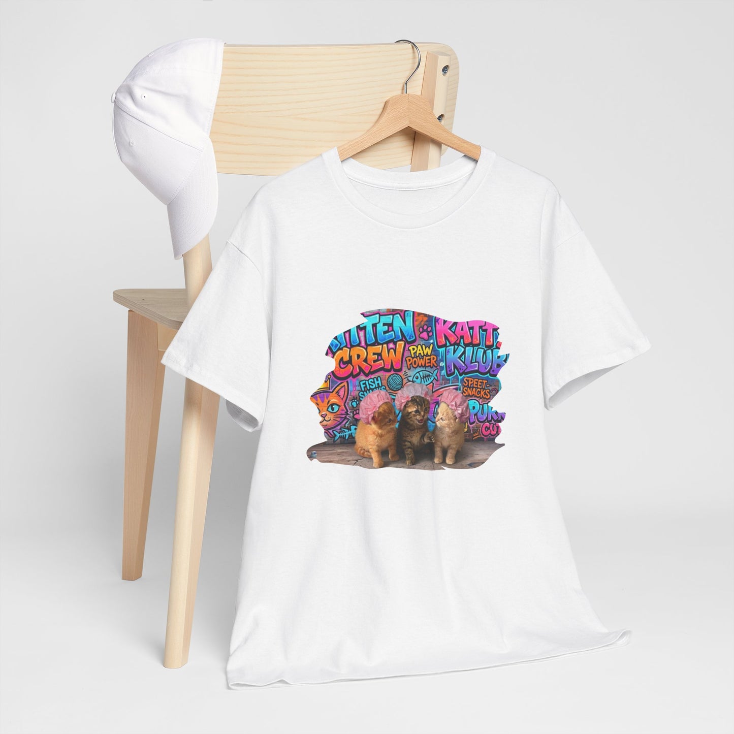 Kitten Crew Graphic Tee — Cute Kittens Cat Lover Shirt