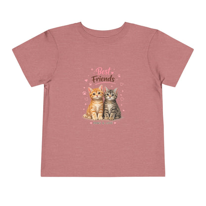 Best Friends Kitten Toddler Tee — Paws & Love Cute Cat Shirt