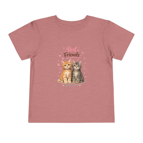Best Friends Kitten Toddler Tee — Paws & Love Cute Cat Shirt
