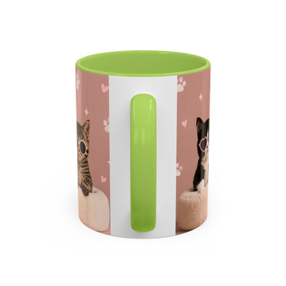 Cute Cat Lovers Coffee Mug - 11 & 15oz - Perfect Gift for Pet Owners
