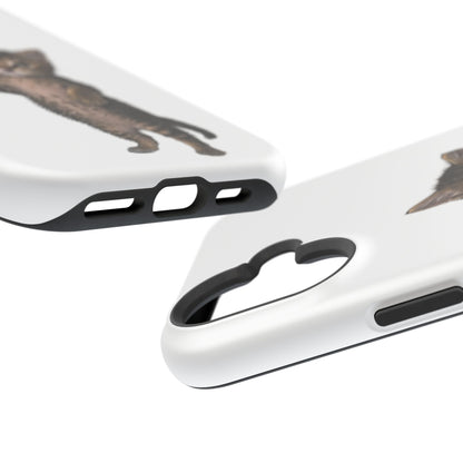 Cute Standing Kitten Magnetic Phone Case