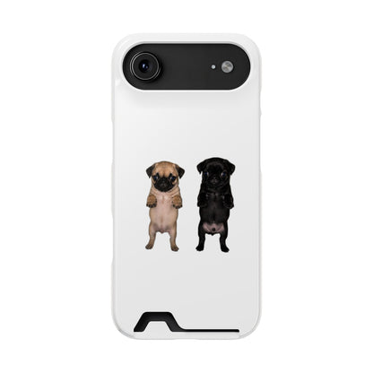 Pug Pair Card-Holder Phone Case