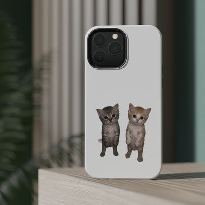 Duo Cute Kitten  Magnetic Impact-Resistant Phone Case