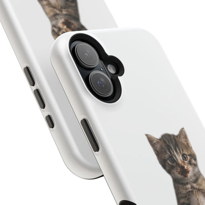 Cute Standing Kitten Magnetic Impact-Resistant Phone Case