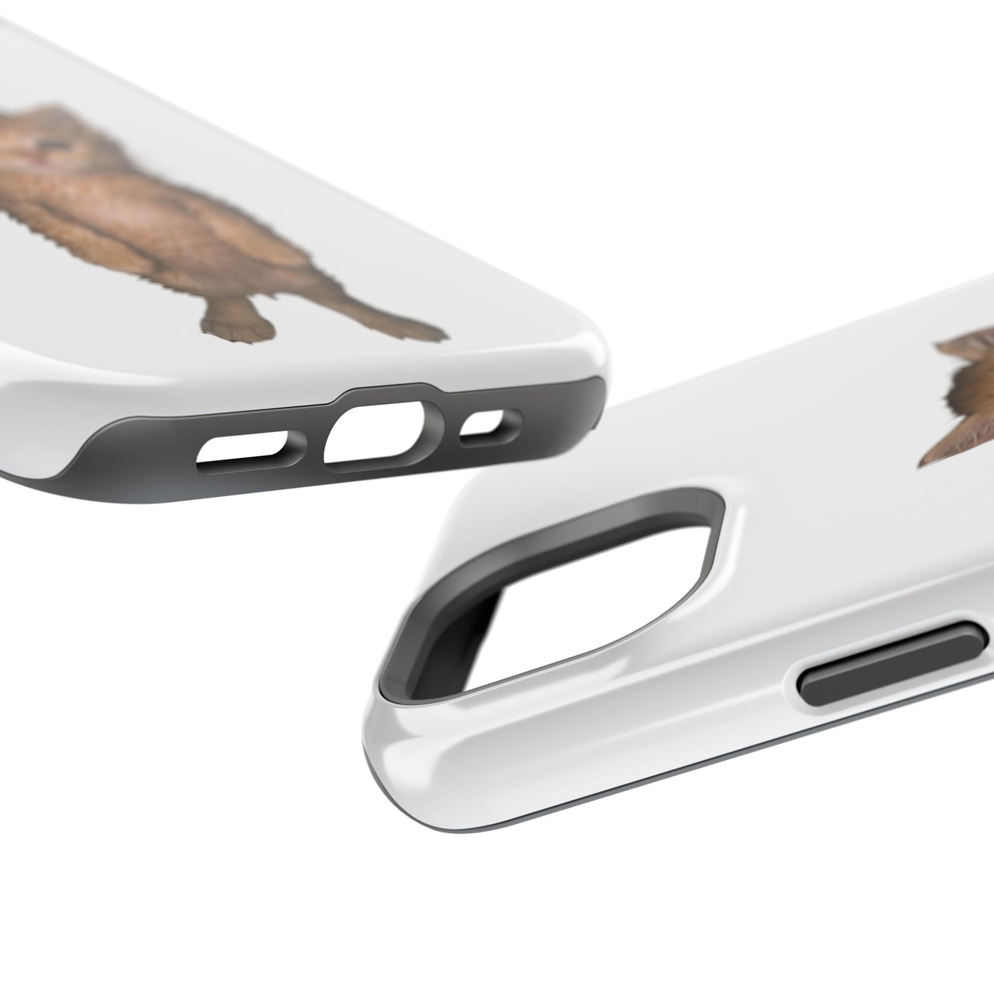 Cute Standing Kitten Magnetic Impact-Resistant Phone Case
