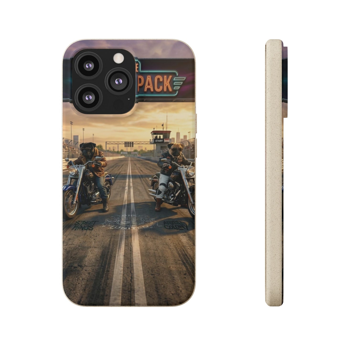 Motorcycle Road Trip Biodegradable Phone Case