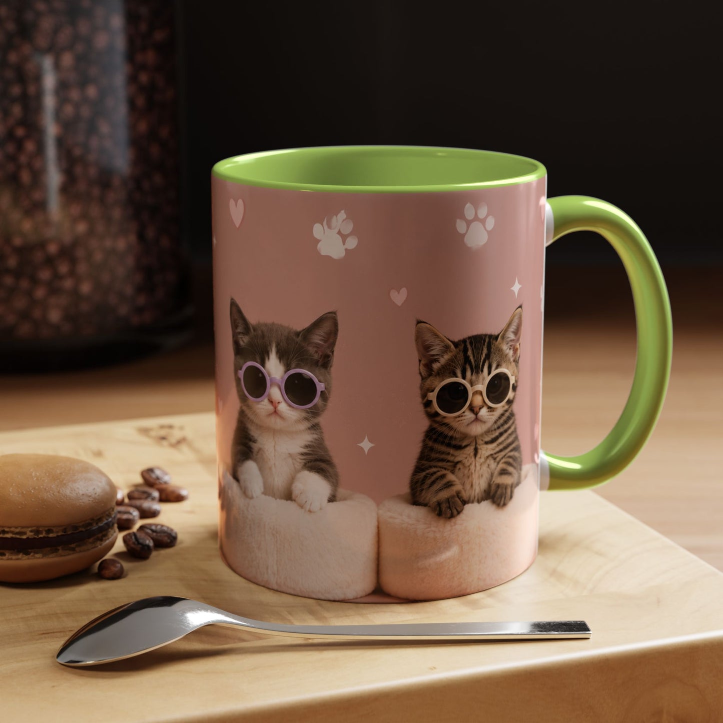 Cute Cat Lovers Coffee Mug - 11 & 15oz - Perfect Gift for Pet Owners