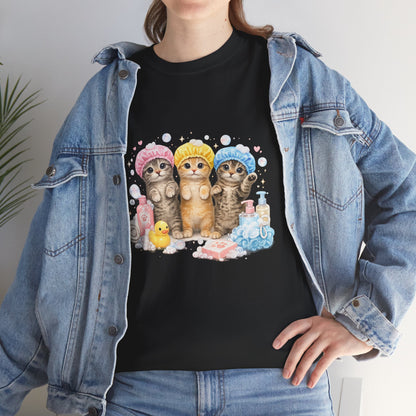Cute Kittens Bath Time T-Shirt