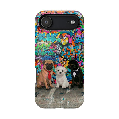 Puppy Squad Graffiti Phone Case — Impact-Resistant Protective Case
