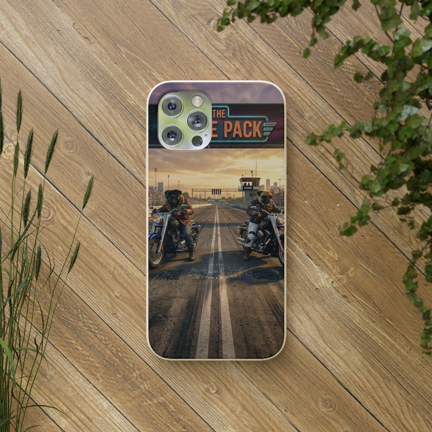 Motorcycle Road Trip Biodegradable Phone Case