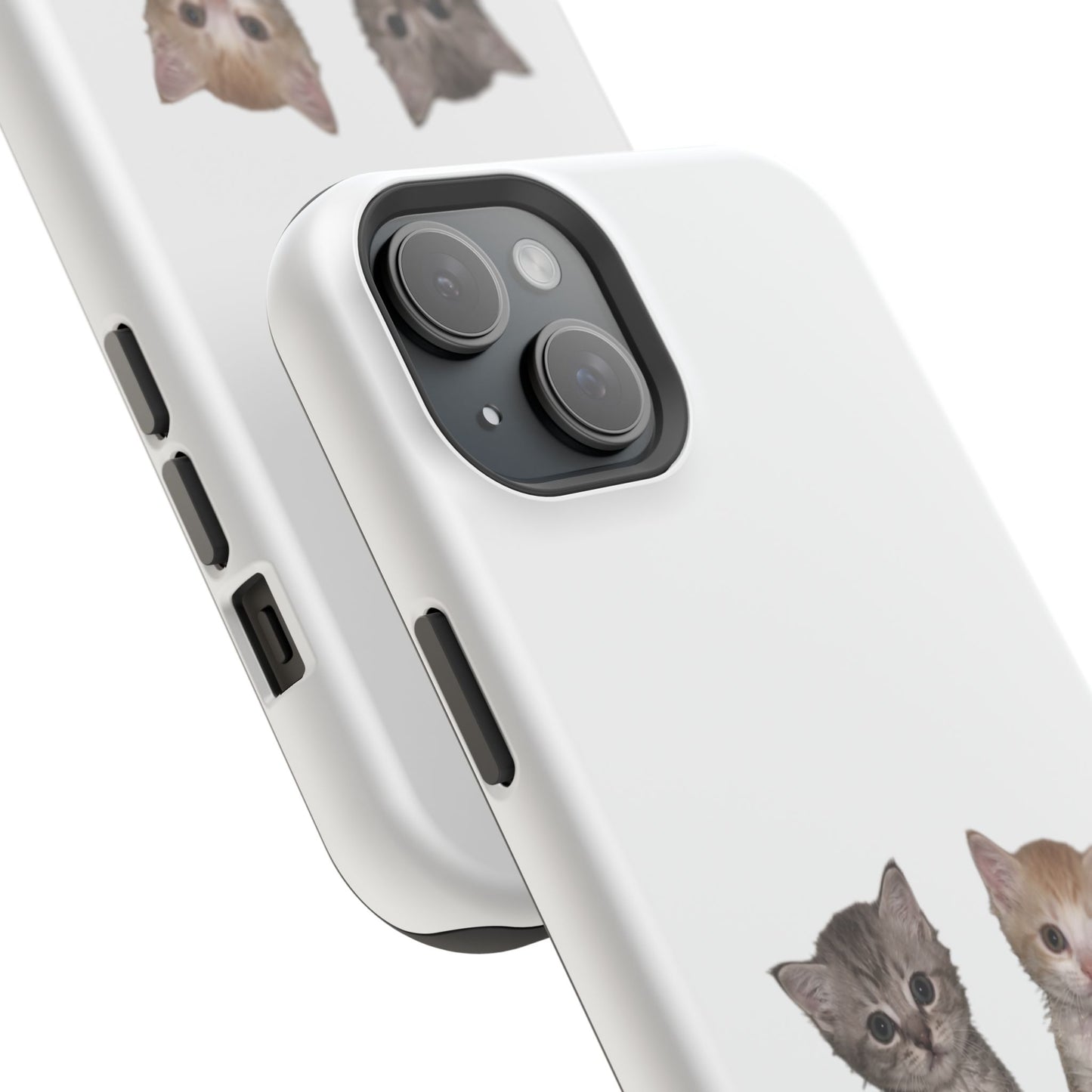 Duo Cute Kitten  Magnetic Impact-Resistant Phone Case