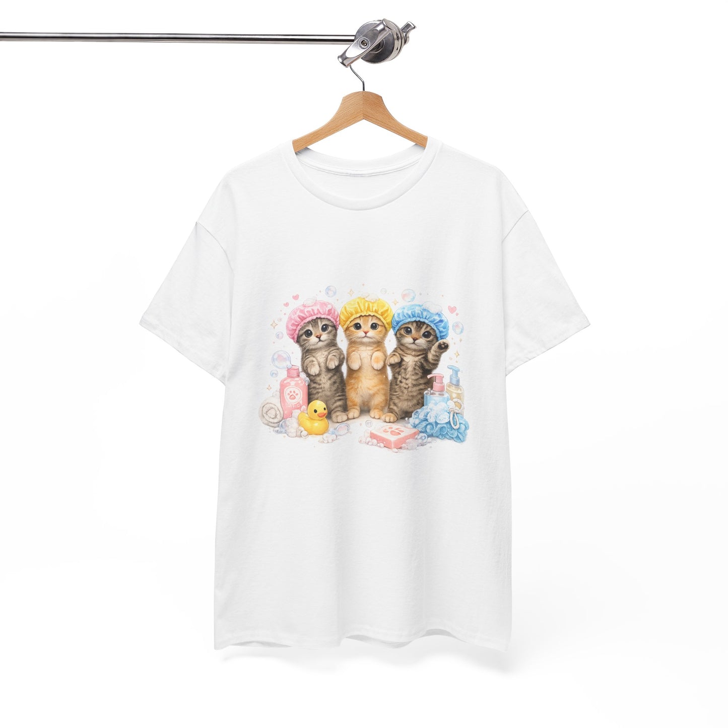 Cute Kittens Bath Time T-Shirt