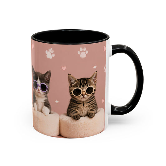 Cute Cat Lovers Coffee Mug - 11 & 15oz - Perfect Gift for Pet Owners