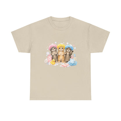 Cute Kittens Bath Time T-Shirt