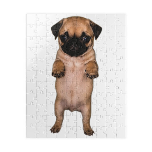 Cute Standing Pug Puppy Jigsaw Puzzle