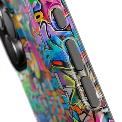 Puppy Squad Graffiti Phone Case — Impact-Resistant Protective Case