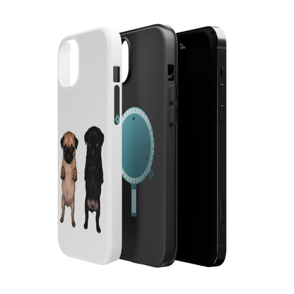 Pug Duo Magnetic Impact-Resistant Phone Case