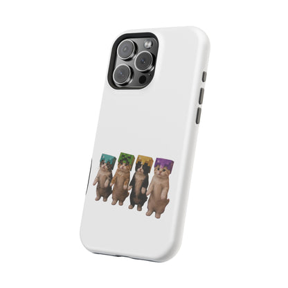 Dancing Kittens Minecraft Helmet Magnetic Impact-Resistant Phone Case