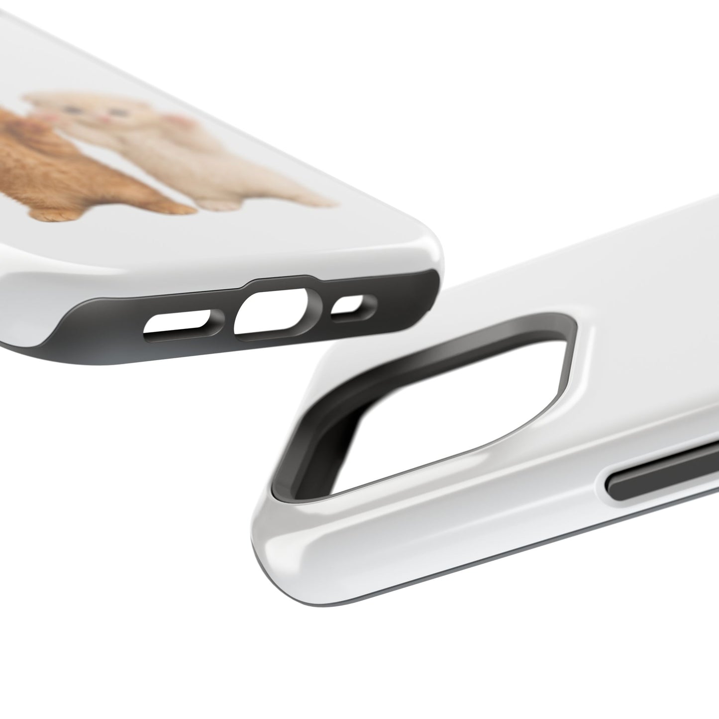 Cute Raising Paws Kittens Magnetic Impact-Resistant  Phone Case