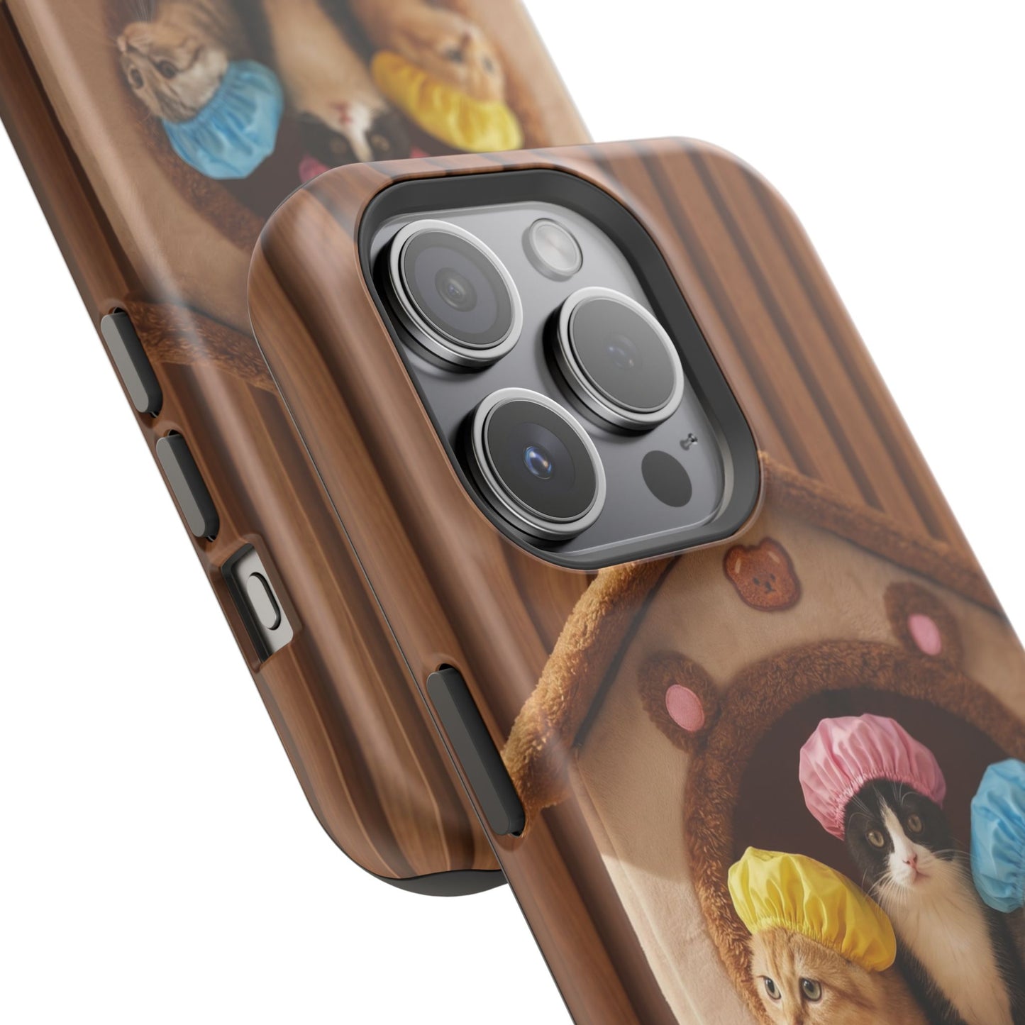 Cute Kittens in Cozy House Phone Case — Magnetic Impact-Resistant Case