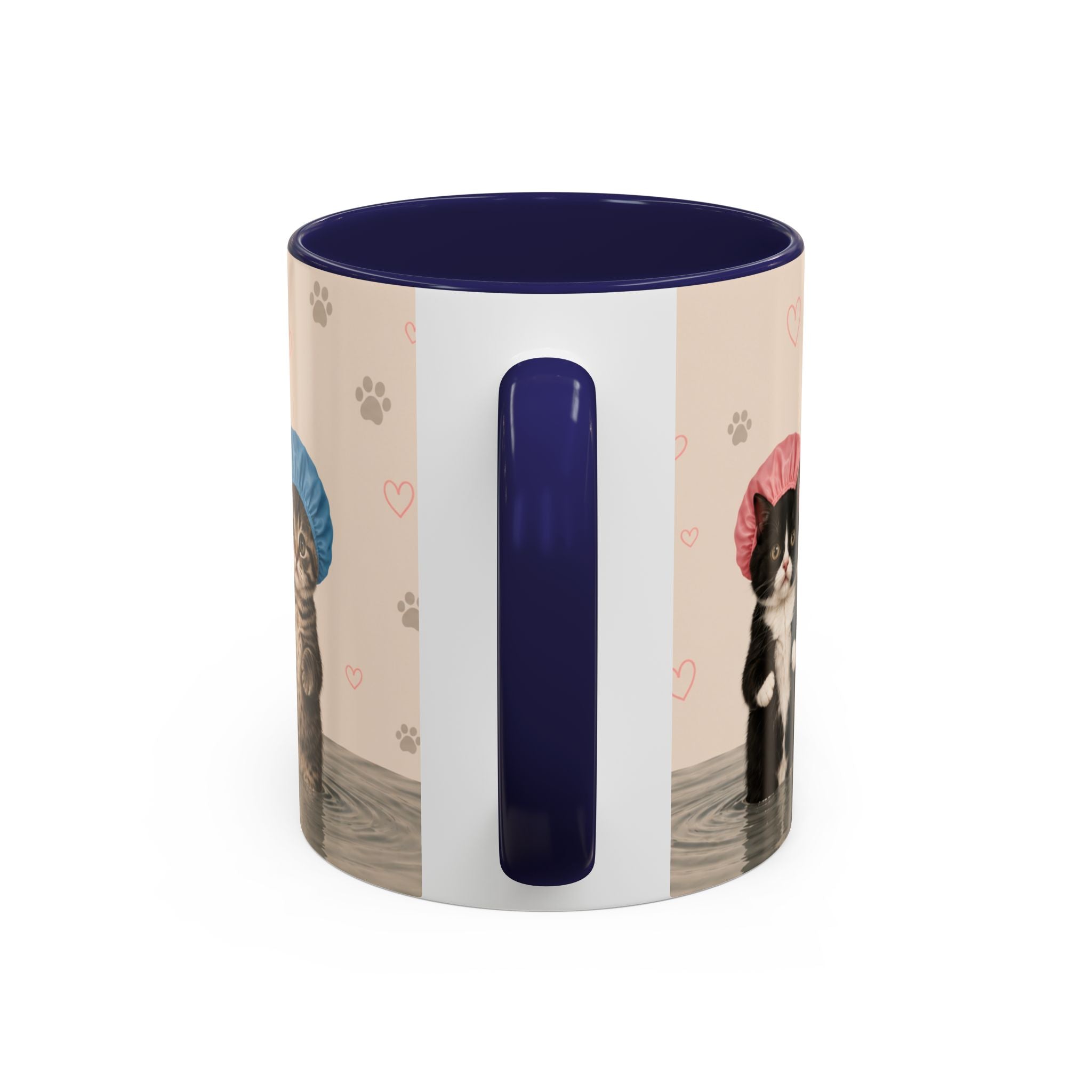 Cute Kittens in Shower Caps Accent Coffee Mug – 11/15oz
