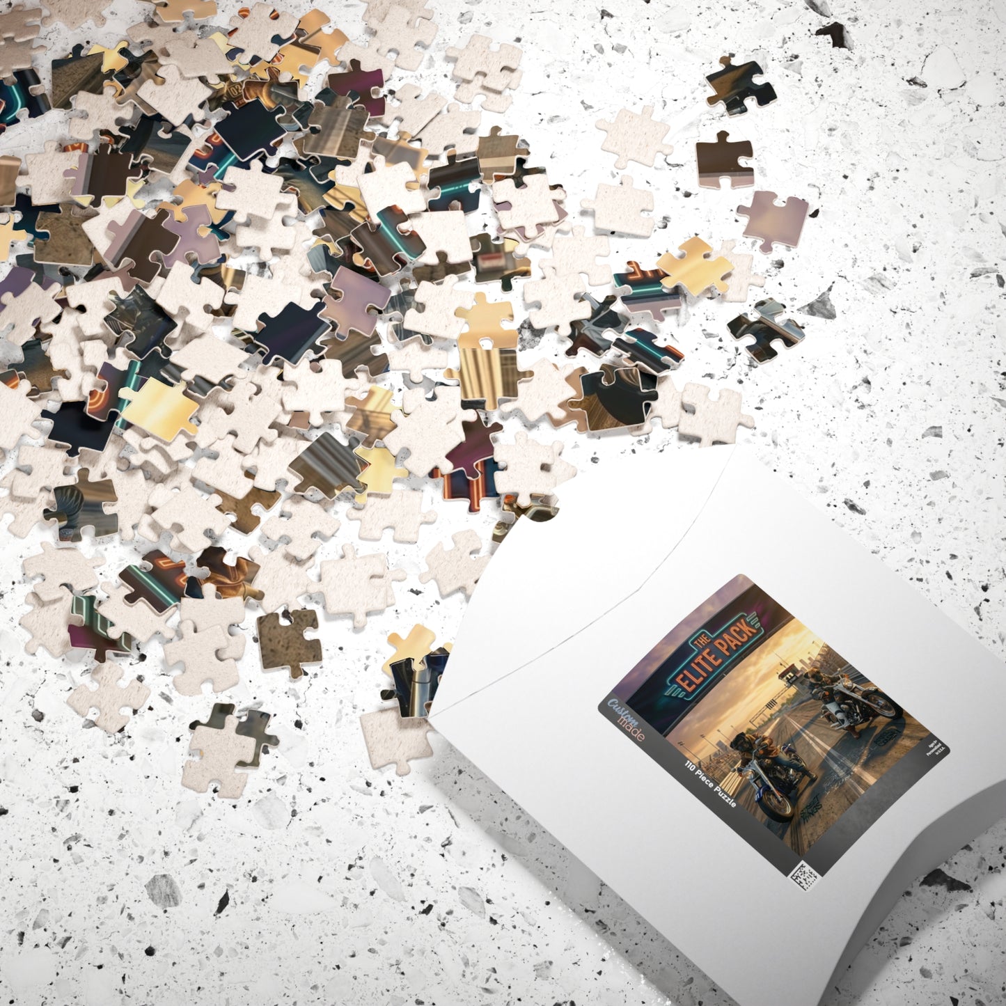 The Elite Pack Motorcycle Road Trip Puzzle — Scenic Biker Jigsaw (110/252/520/1014 pc)