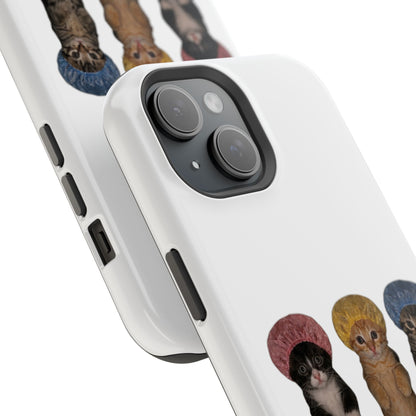 Cute Kittens in Bonnets  Magnetic Impact-Resistant Phone Case