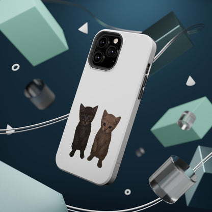 Cute Kittens Magnetic Impact-Resistant Phone Case