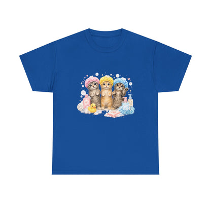 Cute Kittens Bath Time T-Shirt