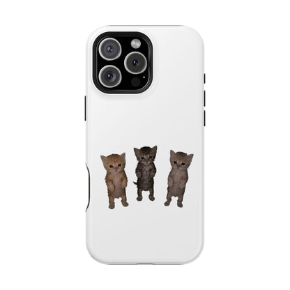 Cute Standing Kittens Magnetic Impact-Resistant Phone Case