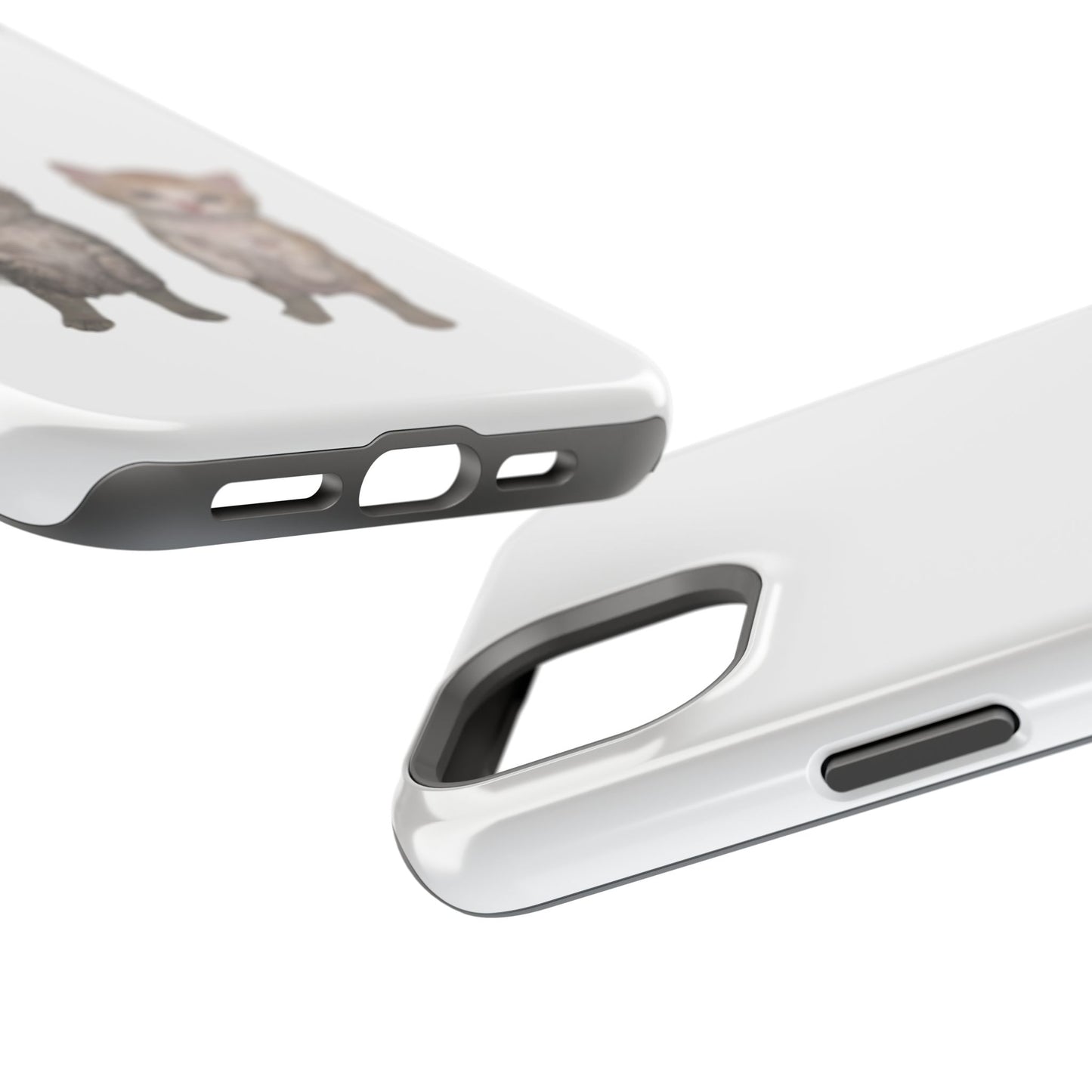 Duo Cute Kitten  Magnetic Impact-Resistant Phone Case
