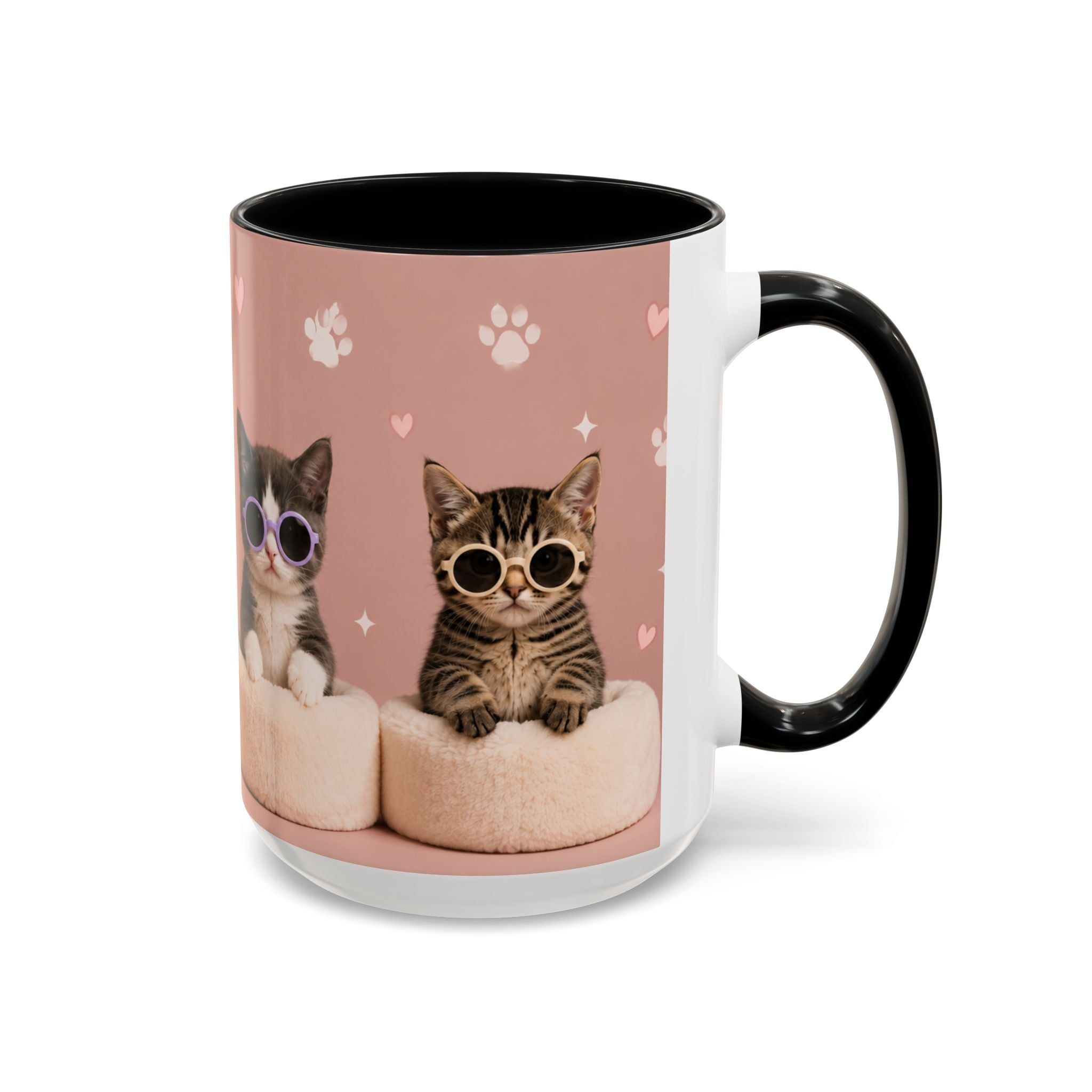 Cute Cat Lovers Coffee Mug - 11 & 15oz - Perfect Gift for Pet Owners