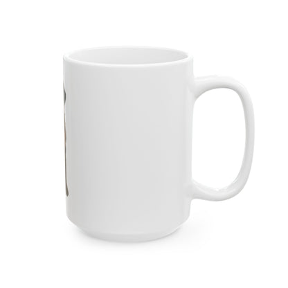 Pug Puppy Standing Ceramic Mug  (11oz & 15oz)