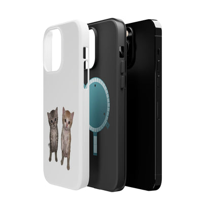 Duo Cute Kitten  Magnetic Impact-Resistant Phone Case