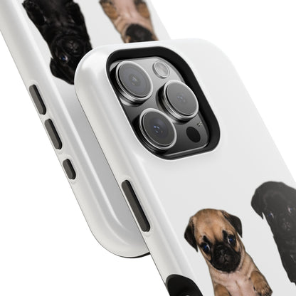 Pug Duo Magnetic Impact-Resistant Phone Case