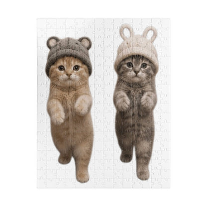 Cute Kittens in Hats Jigsaw Puzzle