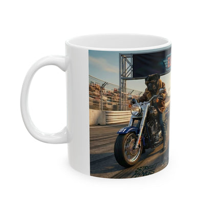 The Elite Pack Motorcycle Racing Ceramic Mug (11oz, 15oz)