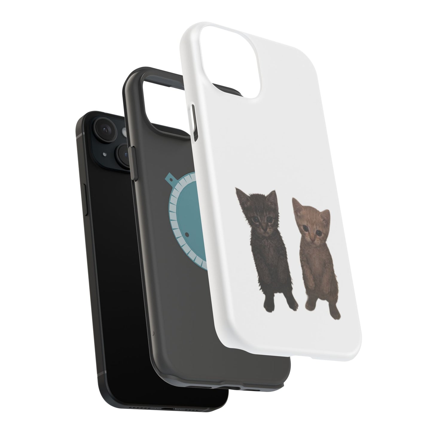 Cute Kittens Magnetic Impact-Resistant Phone Case
