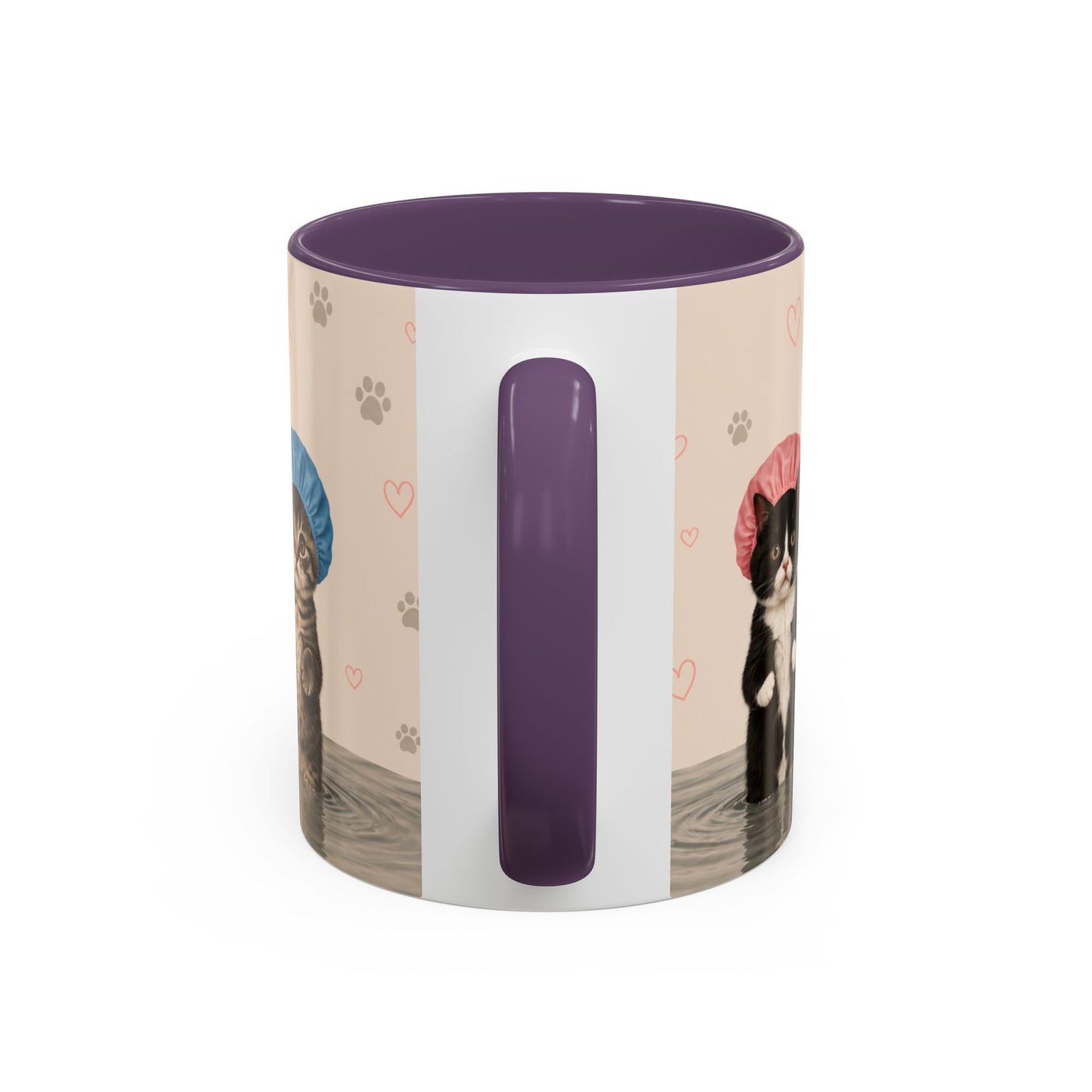 Cute Kittens in Shower Caps Accent Coffee Mug – 11/15oz
