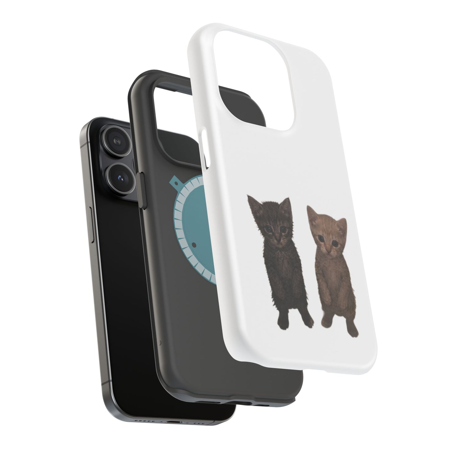 Cute Kittens Magnetic Impact-Resistant Phone Case