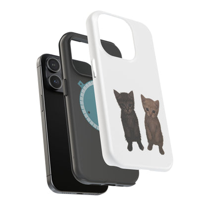 Cute Kittens Magnetic Impact-Resistant Phone Case