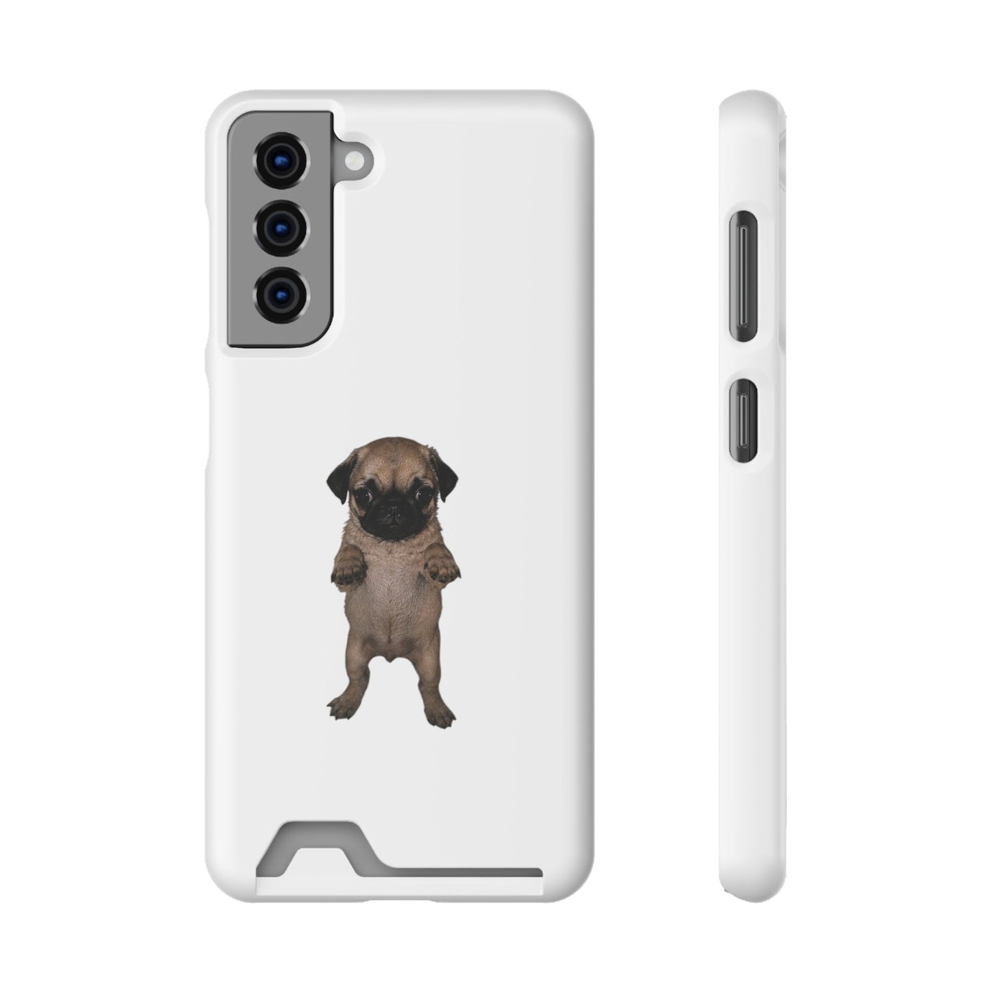 Pug Puppy Card-Holder Phone Case