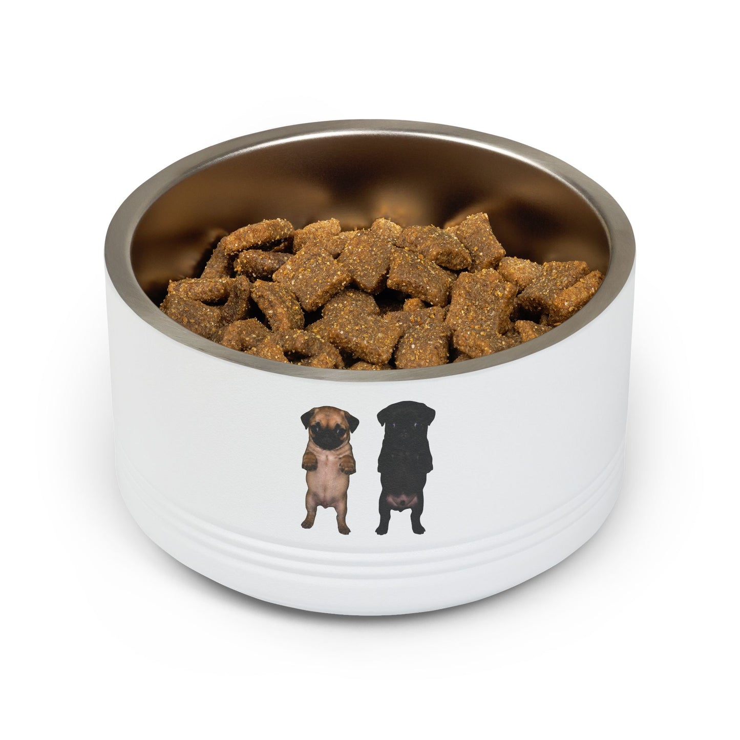 Cute Standing Puppy Dog Pet Bowl — Stainless 18oz Bowl